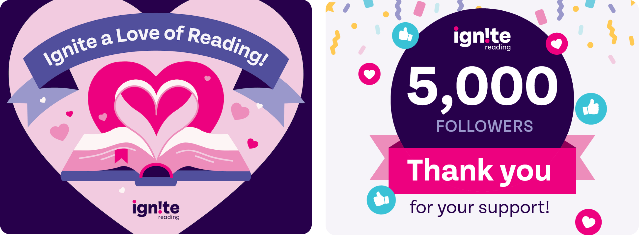 Ignite Reading socials