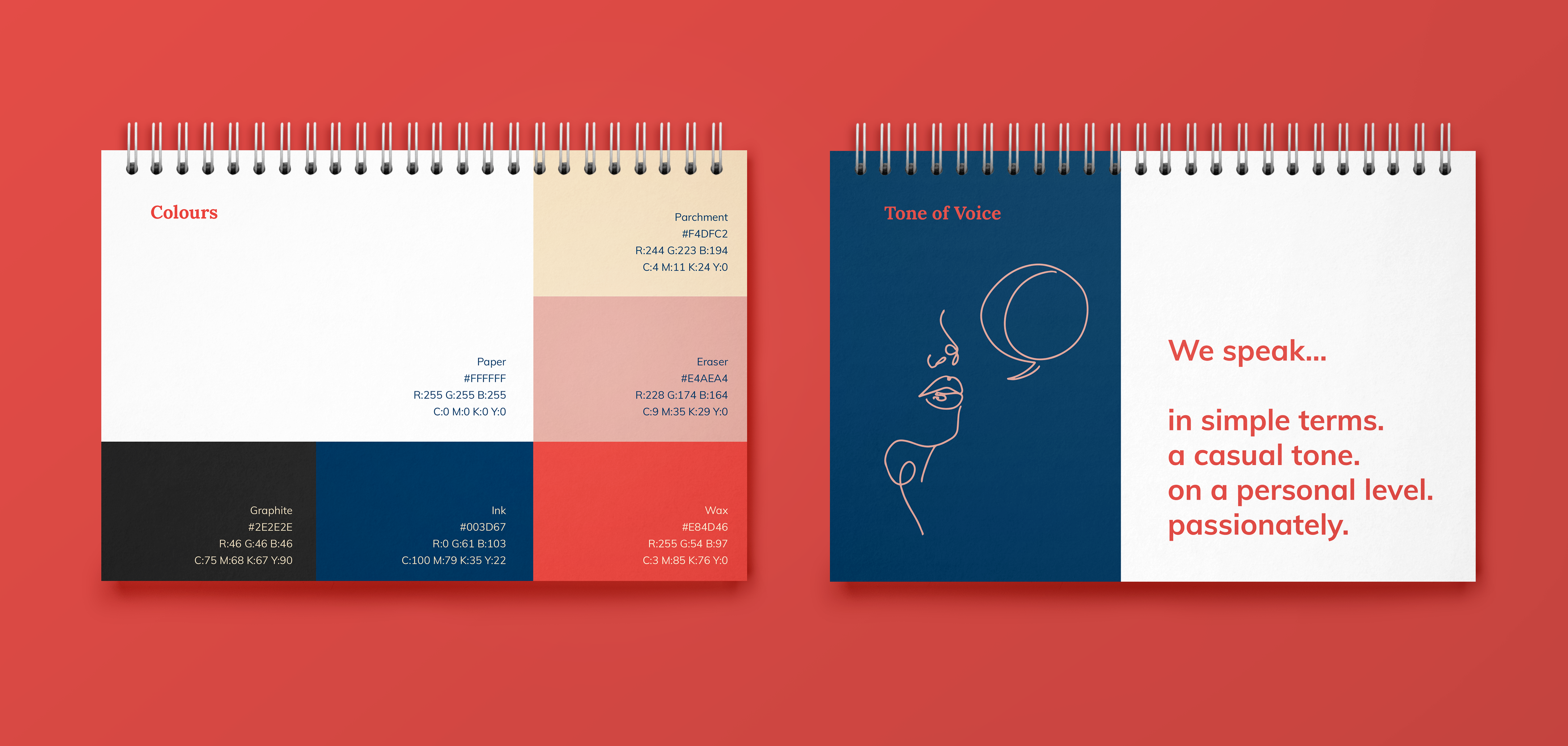 Milo Notebooks Mock